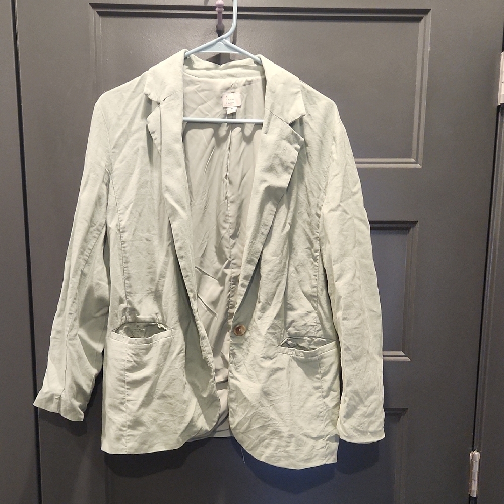 Women's Light Green Blazer